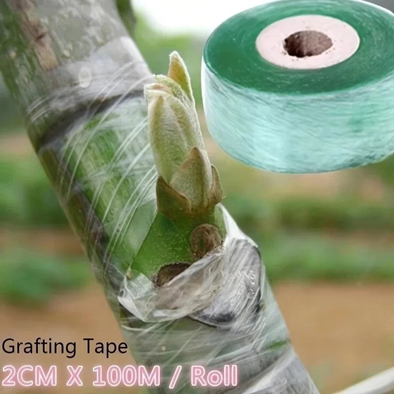 100m Nursery Grafting Tape Degradable Elastic Self-adhesive Plant Grafting Tape